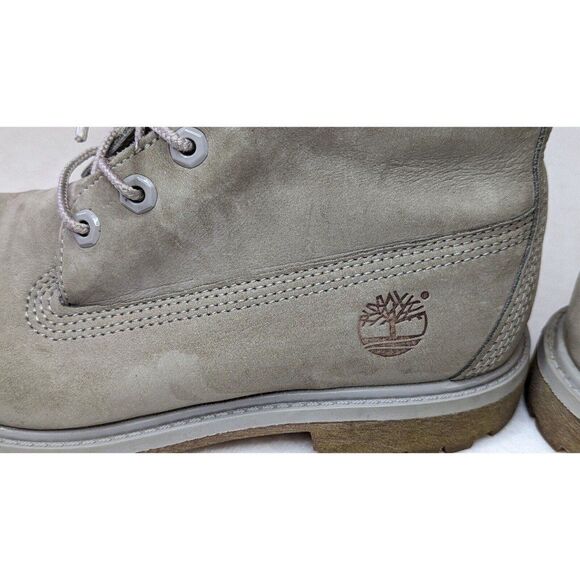 Timberland Women's Primaloft 200 Gram Boots-Size (6.5) Grey Suede Leather #A12R5 - Picture 5 of 12